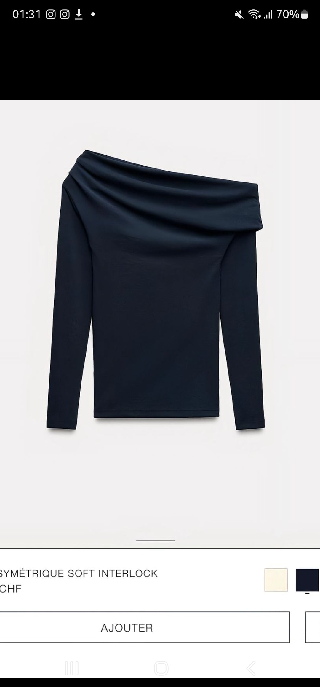 Top asymétrique akstore